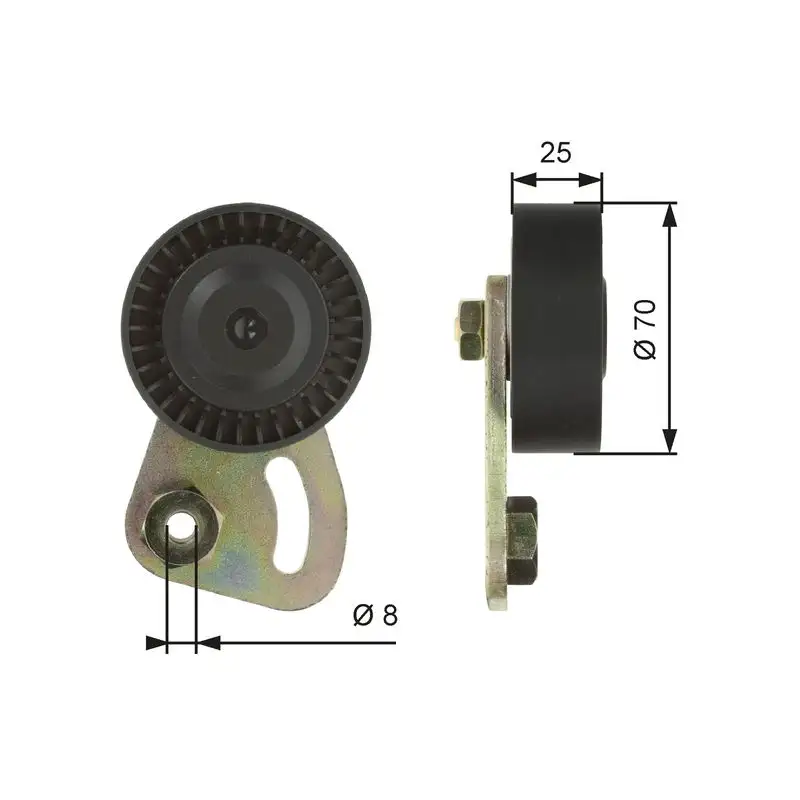 GATES T39019 Alternatör Gergi Rulmanı PQG100340
