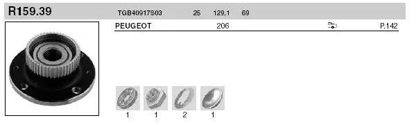 SNR TGB40540S03 Arka Poyra