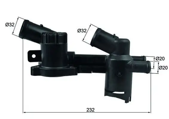MAHLE TH52 Termostat 03F121111A