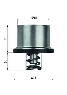 MAHLE THD182 Termostat
