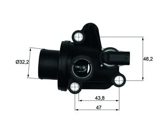 MAHLE TI1287 Termostat A1662030175