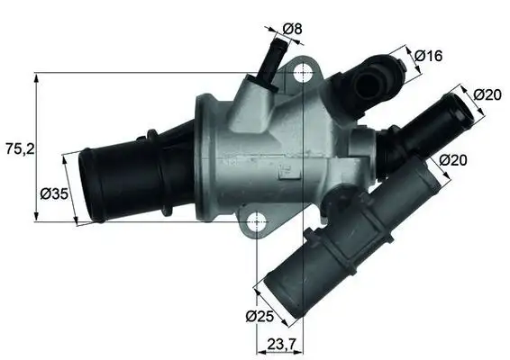 MAHLE TI16588 Termostat 46758434