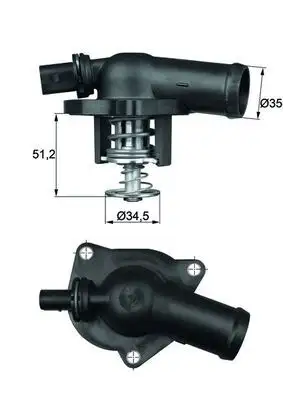 MAHLE TI17109 Termostat 032121121N
