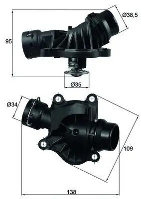 MAHLE TI23488 Termostat