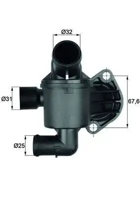 MAHLE TI3587 Termostat 03L121111H