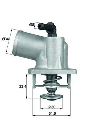MAHLE TI5592D Termostat