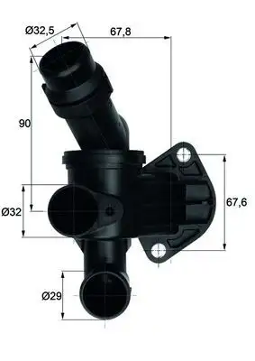 MAHLE TI787 Termostat 06D121111G