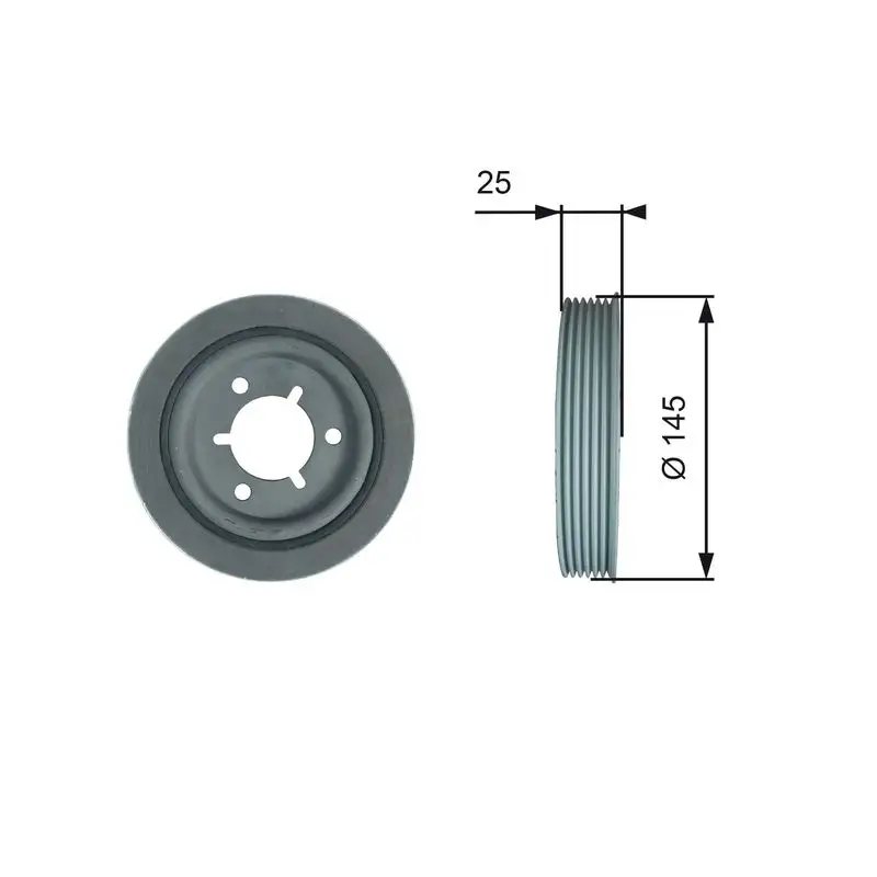 GATES TVD1056 Krank Kasnağı 0515S1