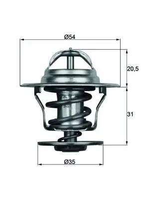 MAHLE TX1587D Termostat