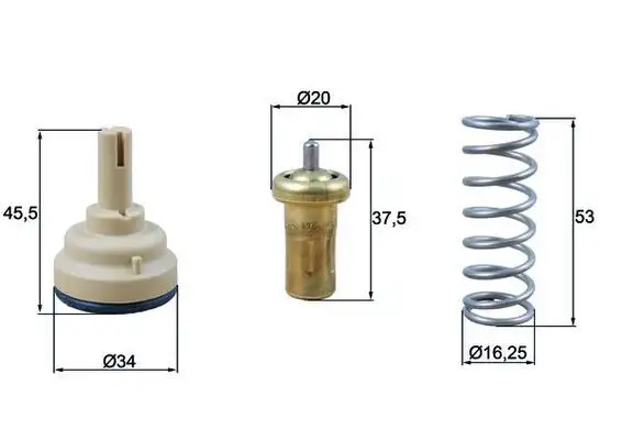 MAHLE TX18195D Termostat 03C121110G