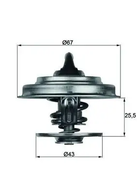 MAHLE TX1875D Termostat
