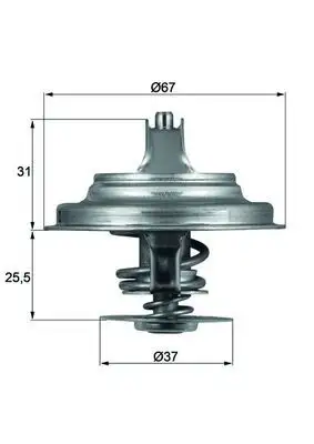 MAHLE TX2587D Termostat