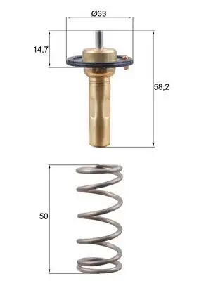MAHLE TX26589D Termostat