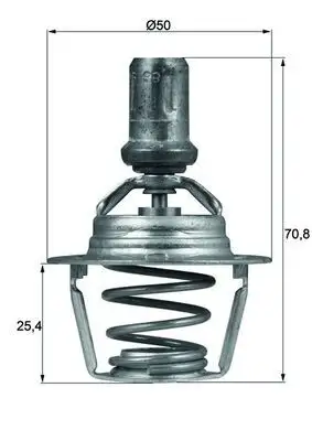 MAHLE TX6686D Termostat