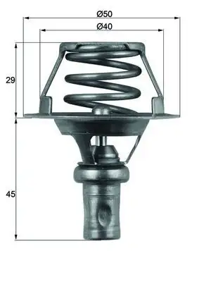 MAHLE TX6691D Termostat 7700858802