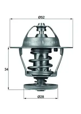 MAHLE TX6888D Termostat