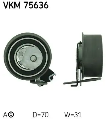 SKF VKM75636 Triger Gergi Rulmanı 2441023050