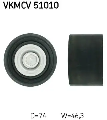 SKF VKMCV51010 Alternatör Gergi Rulmanı A5412020319