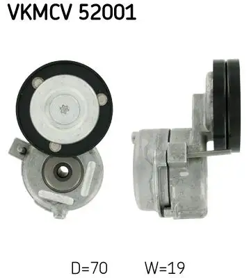 SKF VKMCV52001 Kayış Gergi Kütüğü