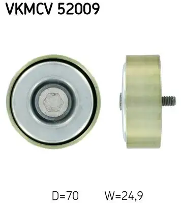 SKF VKMCV52009 Alternatör Gergi Rulmanı