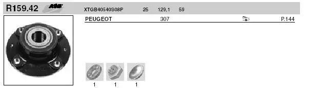 SNR XTGB40540S08P Arka Poyra
